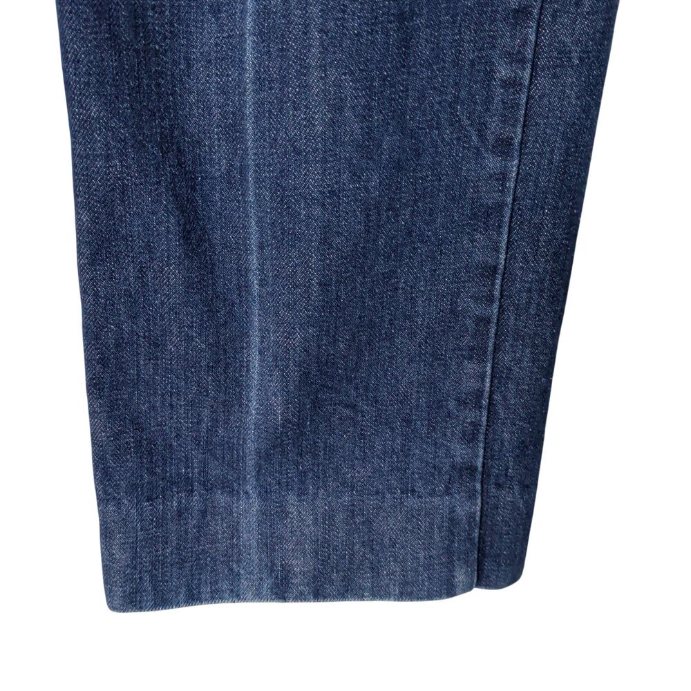 Vintage Diane Von Furstenberg DVF 70s 80s High Waist Jeans Denim Logo Spell Out - Picture 5 of 6